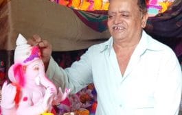 बहे-इस्लामपुरच्या नारायण कुंभार यांनी जपले 'इको फ्रेंडली'गणेश मूर्तींचे वेगळेपण