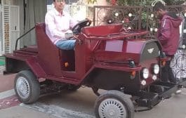 अहो आश्चर्यम ! मध्य प्रदेशातील विद्यार्थ्याने बनवली सर्वात स्वस्त इलेक्ट्रिक कार,30 रुपयांमध्ये 185 किमी धावते
