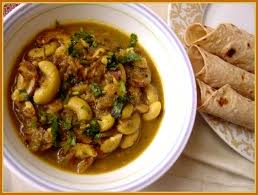 ओल्या काजुची उसळ