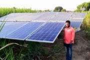 सोलर पंपामुळे ऊस शेतीला मिळाली संजीवनी…!