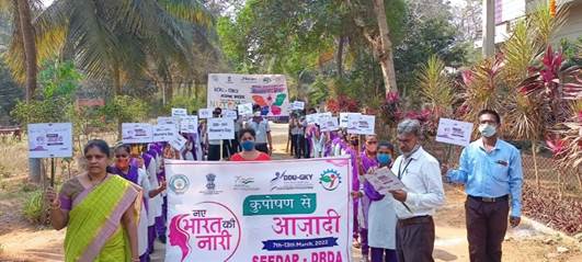 देशभरात सुमारे 5 हजार महिलांनी केली कुपोषणाबाबत जनजागृती