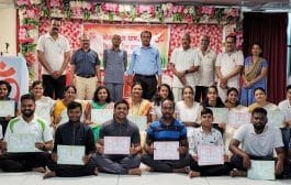 इस्लामपूरमध्ये योग प्रवेश,परिचय वर्गाचा प्रमाणपत्र वितरण समारंभ संपन्न