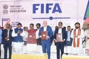 देशातील 25 लाख विद्यार्थ्यांना फुटबॉलचे प्रशिक्षण देणार – केंद्रीय शिक्षण मंत्री धर्मेंद्र प्रधान