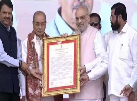 डॉ.आप्पासाहेब धर्माधिकारी यांचा ‘महाराष्ट्र भूषण’ पुरस्काराने गौरव, अमित शाह यांच्या हस्ते पुरस्कार प्रदान!