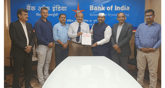 अण्णासाहेब पाटील आर्थिक मागास विकास महामंडळ व बँक ऑफ इंडिया यांच्यात सामंज्यस करार