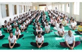 इस्लामपुर विधानसभा मतदारसंघात भाजपाच्या वतीने जागतिक योग साजरा