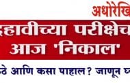 दहावी परीक्षेचा आज निकाल; कुठे आणि कसा पाहाल? जाणून घ्या