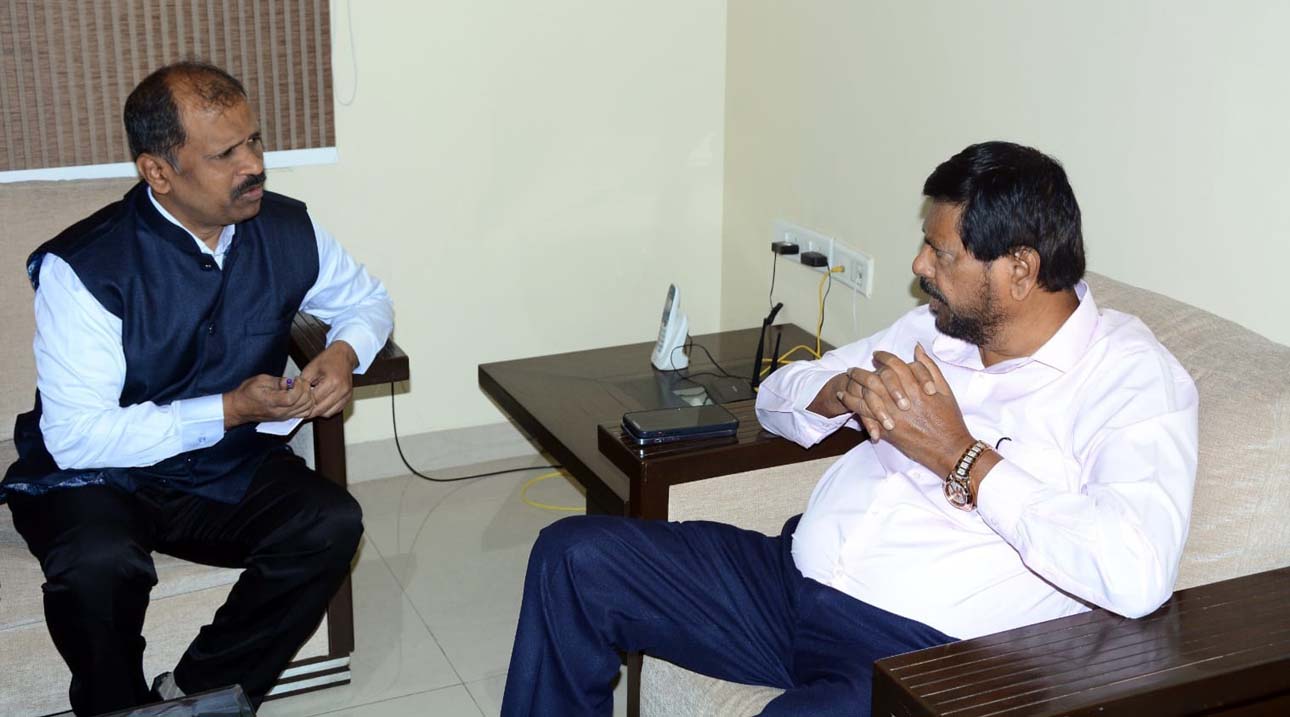 बार्टीच्या योजनांसाठी निधी उपलब्ध करून देणार – केंद्रीय समाजकल्याण राज्यमंत्री रामदास आठवले