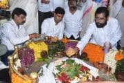 मुख्यमंत्र्यांची भीमाशंकराकडे प्रार्थना; बळीराजावरचे संकट दूर कर,राज्यभर समाधानकारक पाऊस पडू दे