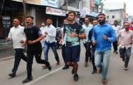 प्रतिकदादांनी साडेतीन किलोमीटर अंतर धावत पूर्ण केली मॅरेथॉन स्पर्धा!