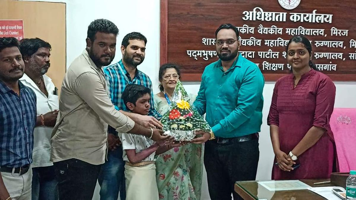 गंभीर भाजलेल्या बालकावर मिरज शासकीय रुग्णालयात यशस्वी उपचार