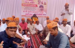 इस्लामपूर । मराठा आरक्षणासाठी बी.जी.पाटील यांचे बेमुदत उपोषण सुरु