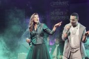 रोहित राऊत आणि जुईली जोगळेकर यांच्या सुरेल गाण्यांनी इस्लामपूरकर मंत्रमुग्ध