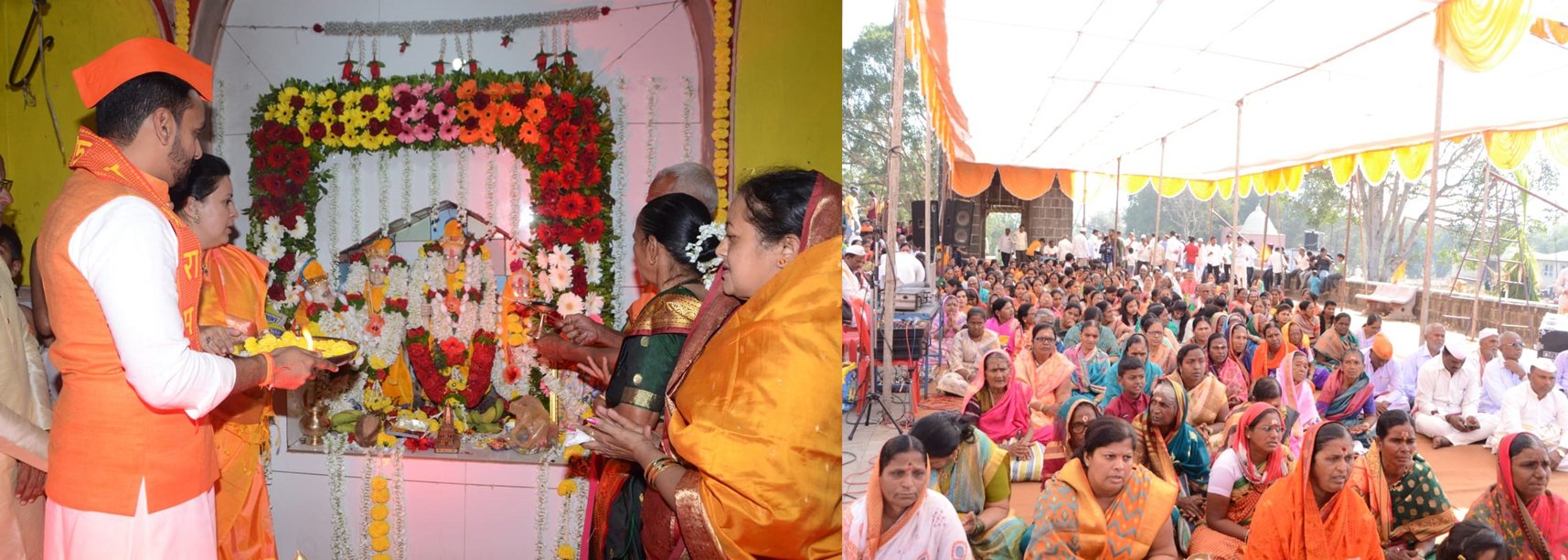 बहे रामलिंग बेटावर दुमदुमला श्रीरामाचा जयघोष; महाआरतीला राम भक्तांची रेकॉर्डब्रेक उपस्थिती