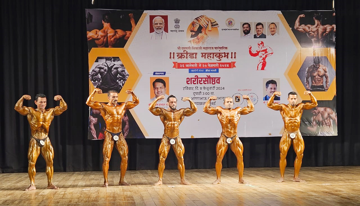 शरीर सौष्ठव स्पर्धेत दिव्यांग स्पर्धकांनी क्रीडा रसिकांची मने जिंकली