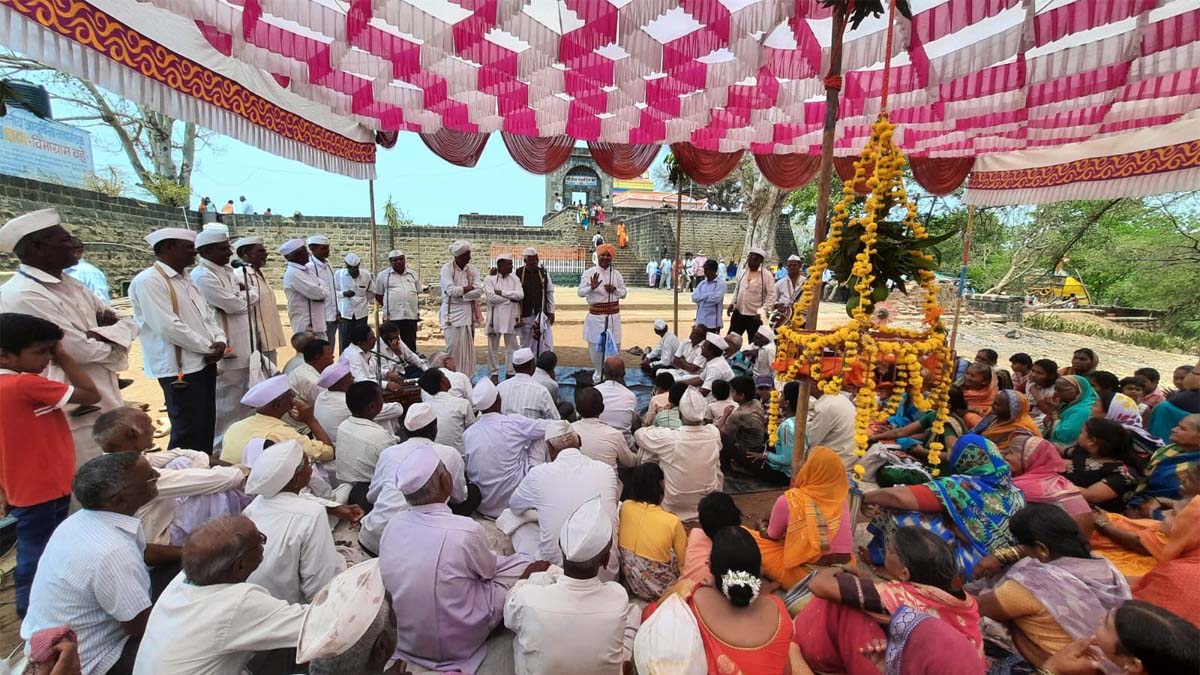 बहे रामलिंग बेटावर रामनवमी उत्साहात