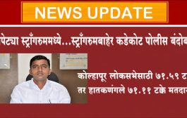 मतपेट्या स्ट्राँगरुममध्ये; कडेकोट पोलीस बंदोबस्त...कोल्हापूर लोकसभेसाठी 71.59 टक्के तर हातकणंगले 71.11 टक्के मतदान