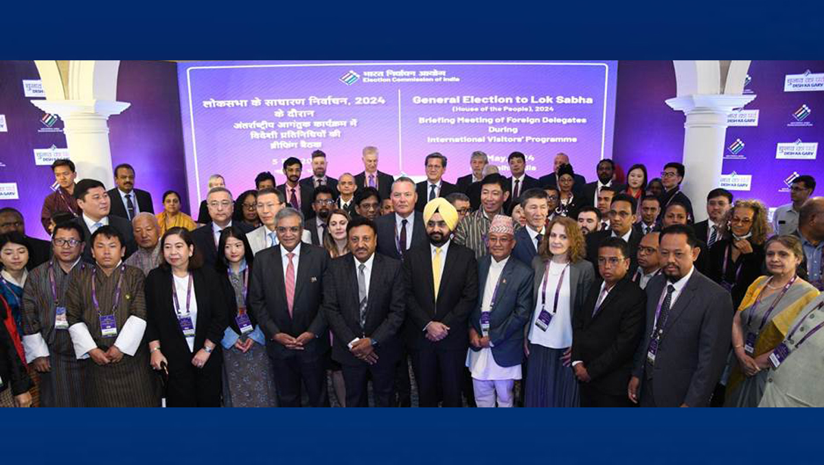 लोकसभा निवडणूक पाहण्यासाठी आतापर्यंतचे सर्वात मोठे जागतिक प्रतिनिधी मंडळ, निवडणूक प्रक्रीयेची पाहणी करणार