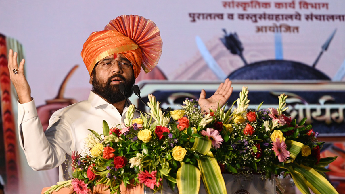 शिवकालीन महाराष्ट्र हे भारताच्या इतिहासातील सोनेरी पान : मुख्यमंत्री एकनाथ शिंदे