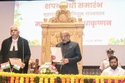 सी.पी.राधाकृष्णन यांनी घेतली महाराष्ट्राच्या राज्यपाल पदाची शपथ