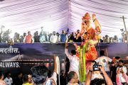 ‘गणपती बाप्पा मोरया’च्या जयघोषात गणरायाला निरोप
