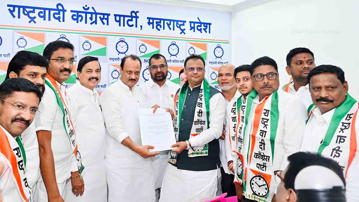 निशिकांत भोसले-पाटील यांचा राष्ट्रवादी काॅग्रेस पार्टीमध्ये प्रवेश; इस्लामपुर विधानसभा मतदार संघातुन उमेदवारी जाहीर