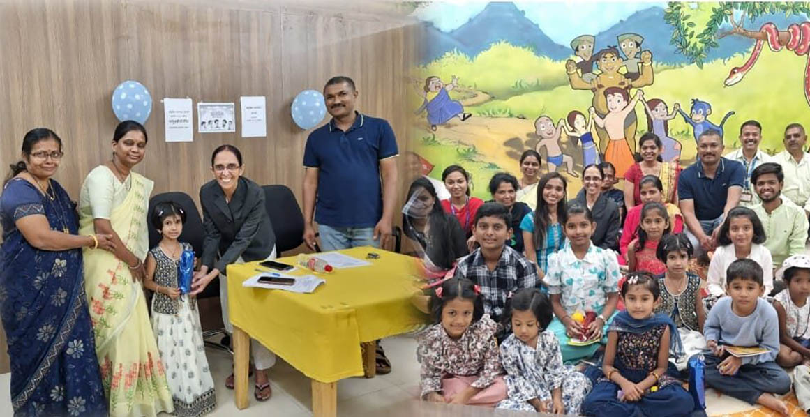 कौटुंबिक न्यायालय रंगले... बालकांच्या किलबिलाटात...