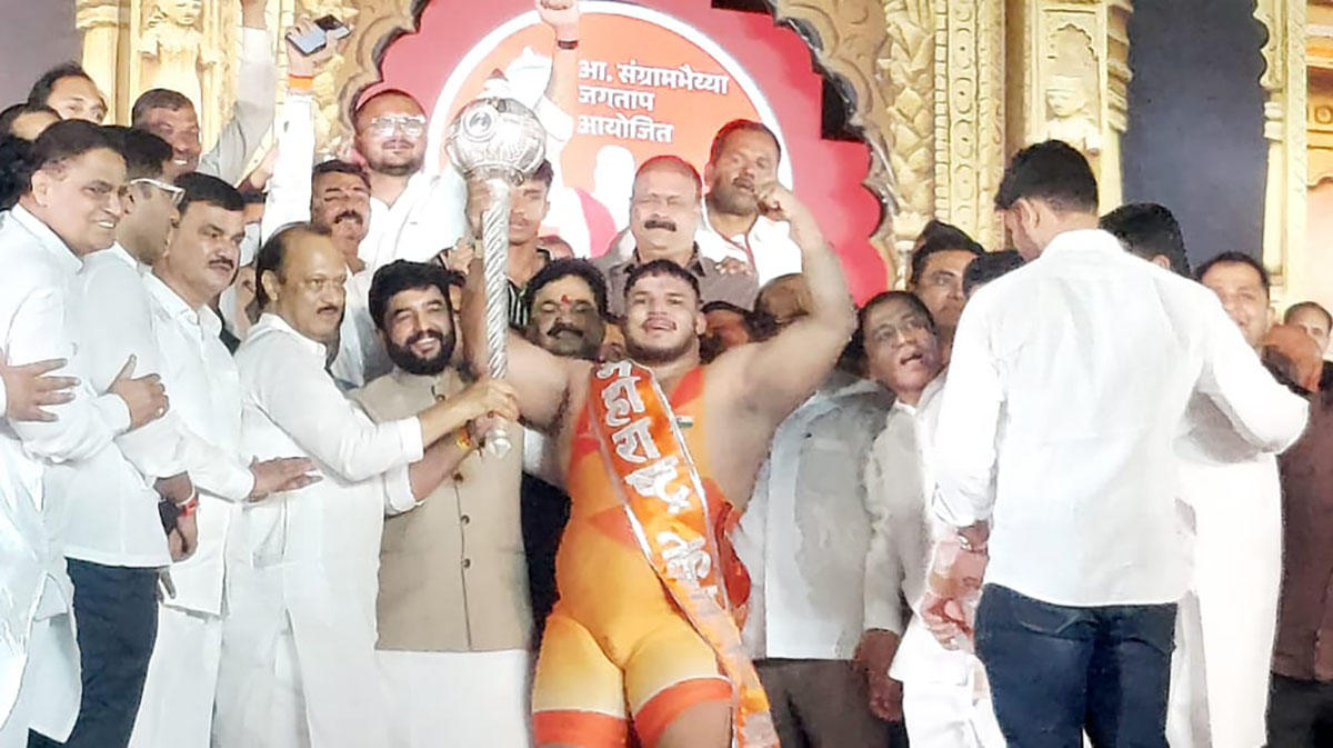 पुण्याचा पृथ्वीराज मोहोळ ठरला यंदाचा महाराष्ट्र केसरी; सोलापूरचा महेंद्र गायकवाड पराभूत