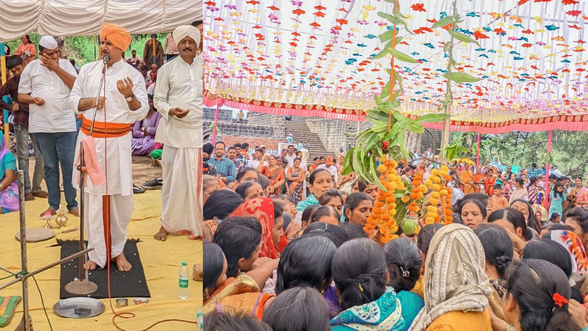 बहे रामलिंग बेटावर रामनवमी उत्साहात