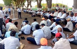 बारामती येथे 'एआय' तंत्रज्ञानावरची ऊस शेती पाहून 'राजारामबापू'चे शेतकरी झाले प्रभावित