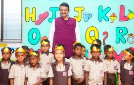 नव्या शैक्षणिक वर्षात 'असे' झाले चिमुकल्यांचे स्वागत...