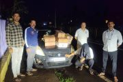 गोवा बनावटीचे दारूचे बॉक्स जप्त; कुडाळ कार्यालयाकडून पहाटेची कारवाई