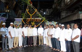 कृष्णा कारखान्यात मिल रोलरचे पूजन उत्साहात