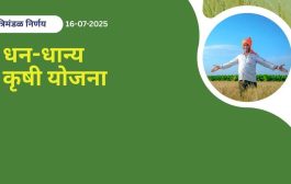 प्रधानमंत्री धन-धान्य कृषी योजनेला मंत्रिमंडळाची मंजुरी