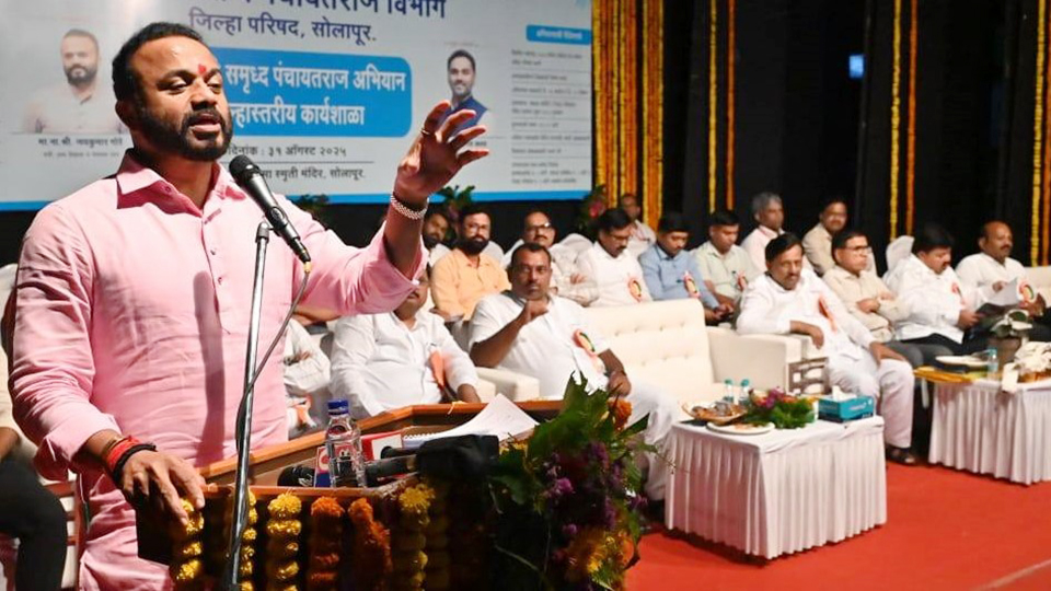 मुख्यमंत्री समृध्द पंचायतराज अभियानात एकरकमी थकीत कर भरल्यास ५० टक्के माफी - मंत्री जयकुमार गोरे