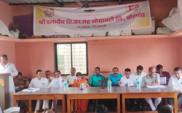 बोरगाव : बलभीम विकास सोसायटीचा 12 टक्के लाभांश जाहीर