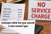 बिलात सेवा शुल्क जोडू नका; नियम मोडणाऱ्या रेस्टॉरंट्सवर सीसीपीएची कारवाई