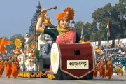 Republic Day 2026 : कर्तव्यपथावर महाराष्ट्र संस्कृतीचा जयघोष; ‘गणेशोत्सव’ चित्ररथाने वेधले जगाचे लक्ष