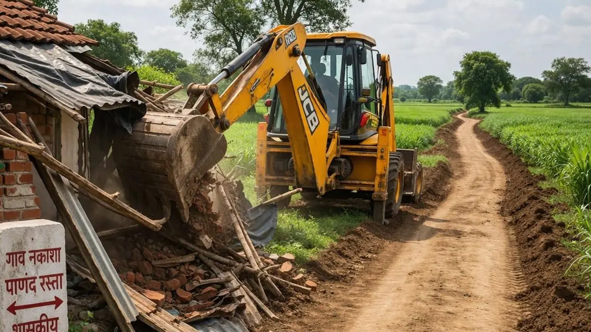पाणंद रस्ते अडवणाऱ्यांची आता खैर नाही! ५ वर्षांसाठी आधार कार्ड आणि फार्मर आयडी होणार ब्लॉक