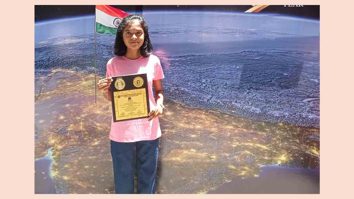 तन्वीराजे पिसाळचे होमी भाभा स्पर्धेत सुवर्ण यश